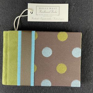 Molly West New Handmade Suede Picture Album - Original Box NEW. Very Cool
